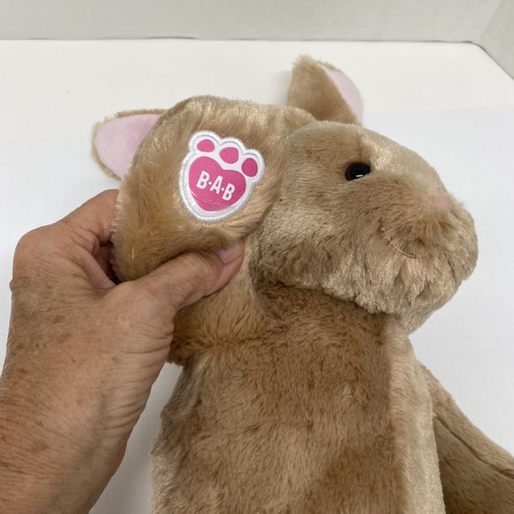 Build A Bear Bunny Rabbit Brown W/Pink Accents & Unicorn Hooded Top 15 inches - Picture 8 of 13